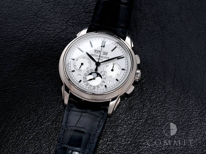 パテックフィリップ パーペチュアルカレンダー クロノグラフ Ref.5270G-001 ホワイトゴールド シルバー文字盤 中古 yq9nd4ks