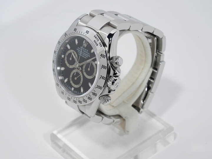 ロレックス デイトナ Ref.116520 ステンレススチール ブラック文字盤 美中古 s8h88rqs