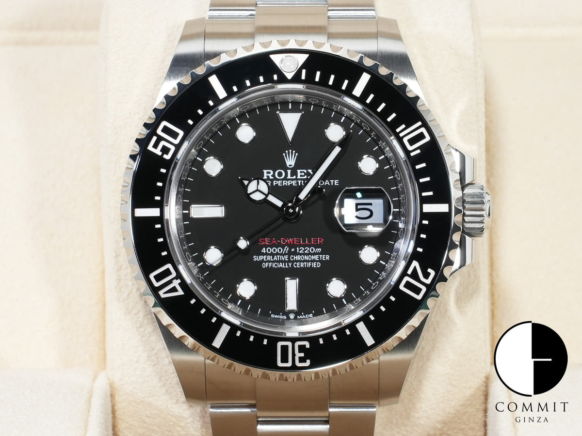 ロレックス シードゥエラー Ref.126600 ステンレススチール ブラック文字盤 未使用 4ycr5k5r