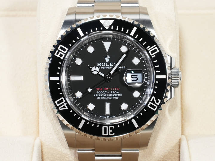ロレックス シードゥエラー Ref.126600 ステンレススチール ブラック文字盤 未使用 4ycr5k5r