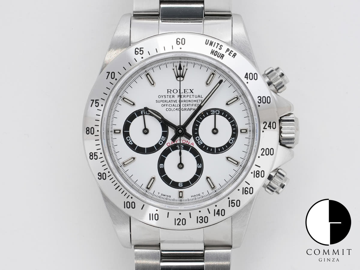 ロレックス デイトナ エルプリメロ Ref.16520 ステンレススチール ホワイト文字盤 中古 zderm9vw