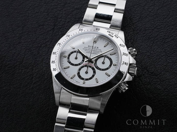 ロレックス デイトナ エルプリメロ Ref.16520 ステンレススチール ホワイト文字盤 中古 zderm9vw