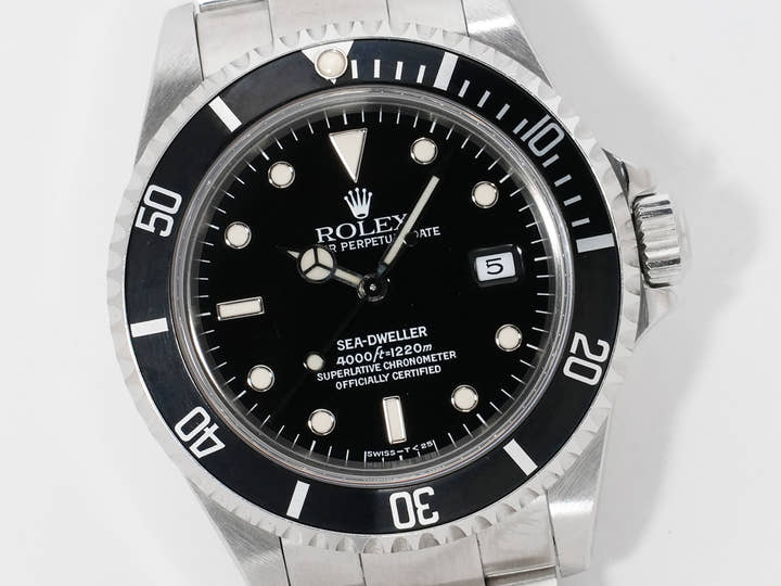 ロレックス シードゥエラー Ref.16600 ステンレススチール ブラック文字盤 中古 xjxr7ror