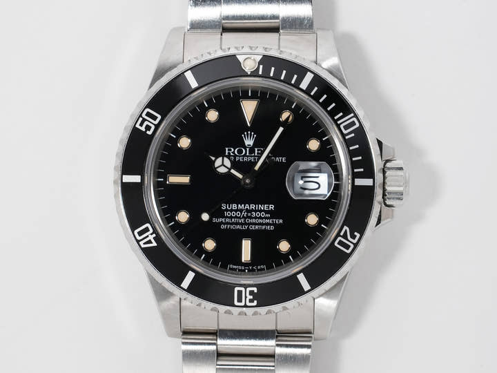 ロレックス サブマリーナー デイト Ref.168000 ステンレススチール ブラック文字盤 中古 urynfc4n