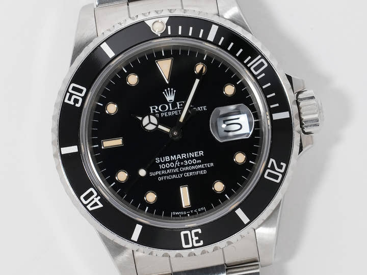 ロレックス サブマリーナー デイト Ref.168000 ステンレススチール ブラック文字盤 中古 urynfc4n