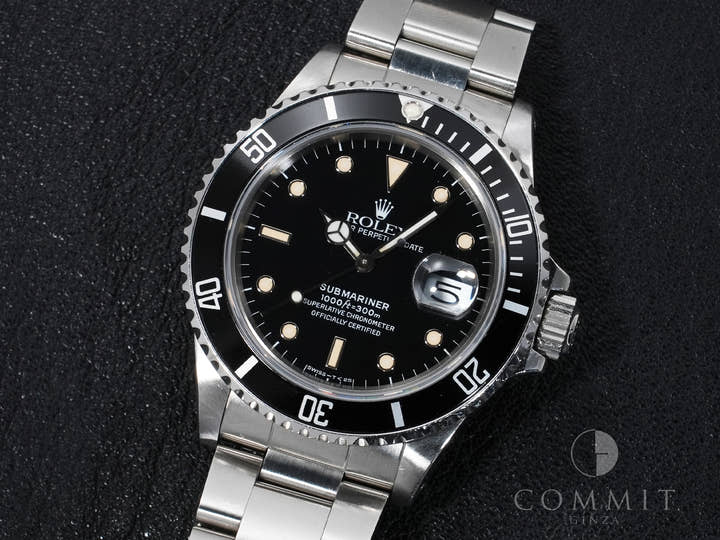 ロレックス サブマリーナー デイト Ref.168000 ステンレススチール ブラック文字盤 中古 urynfc4n
