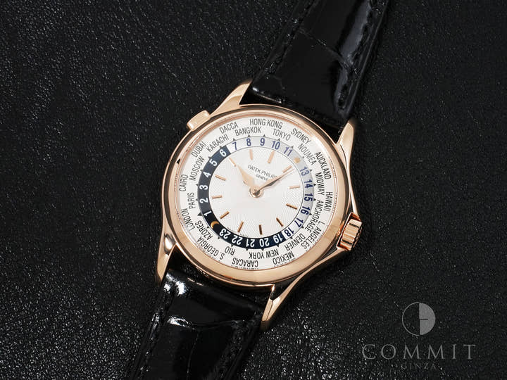 パテックフィリップ コンプリケーション ワールドタイム Ref.5110R-001 ローズゴールド シルバー文字盤 中古 xnhfvpba