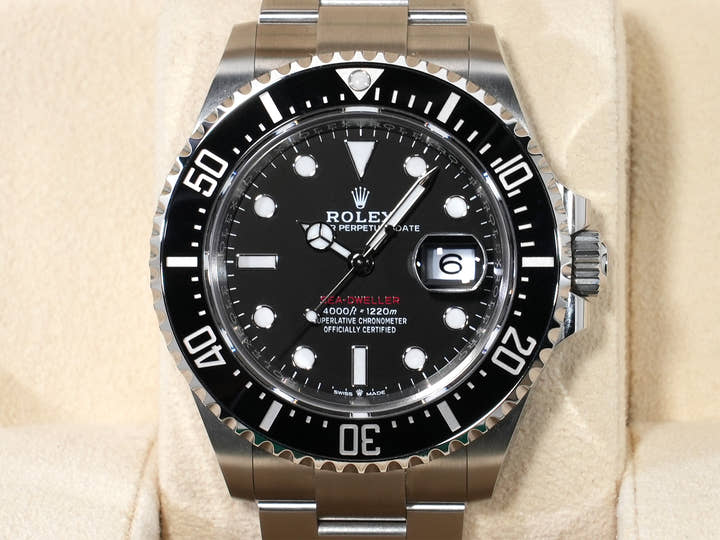 Rolex Sea-Dweller Ref. 126600 Stainless Steel Black Dial Excellent Condition Pre-Owned qwyej3qv