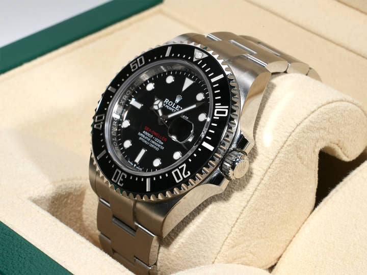 Rolex Sea-Dweller Ref. 126600 Stainless Steel Black Dial Excellent Condition Pre-Owned qwyej3qv