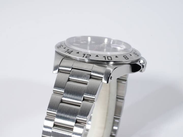 ロレックス エクスプローラーII Ref.16570 ステンレススチール ブラック文字盤 オイスターブレスレット 美中古 ugsqpf59