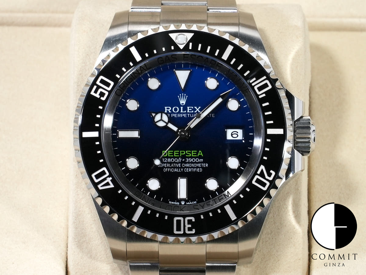 Rolex Sea-Dweller Deepsea Ref. 136660 Stainless Steel D-Blue Dial Unused x4ffkeug