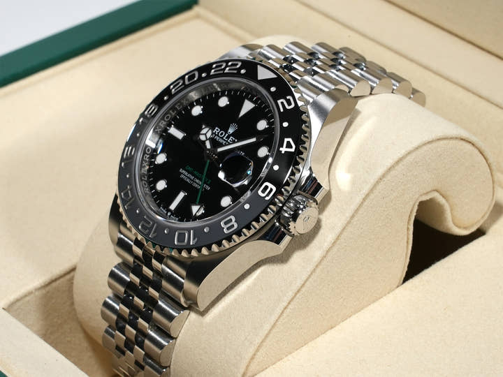 ロレックス GMTマスターII Ref.126710GRNR ステンレススチール ブラック文字盤 ジュビリーブレスレット 未使用 ohpptfi4