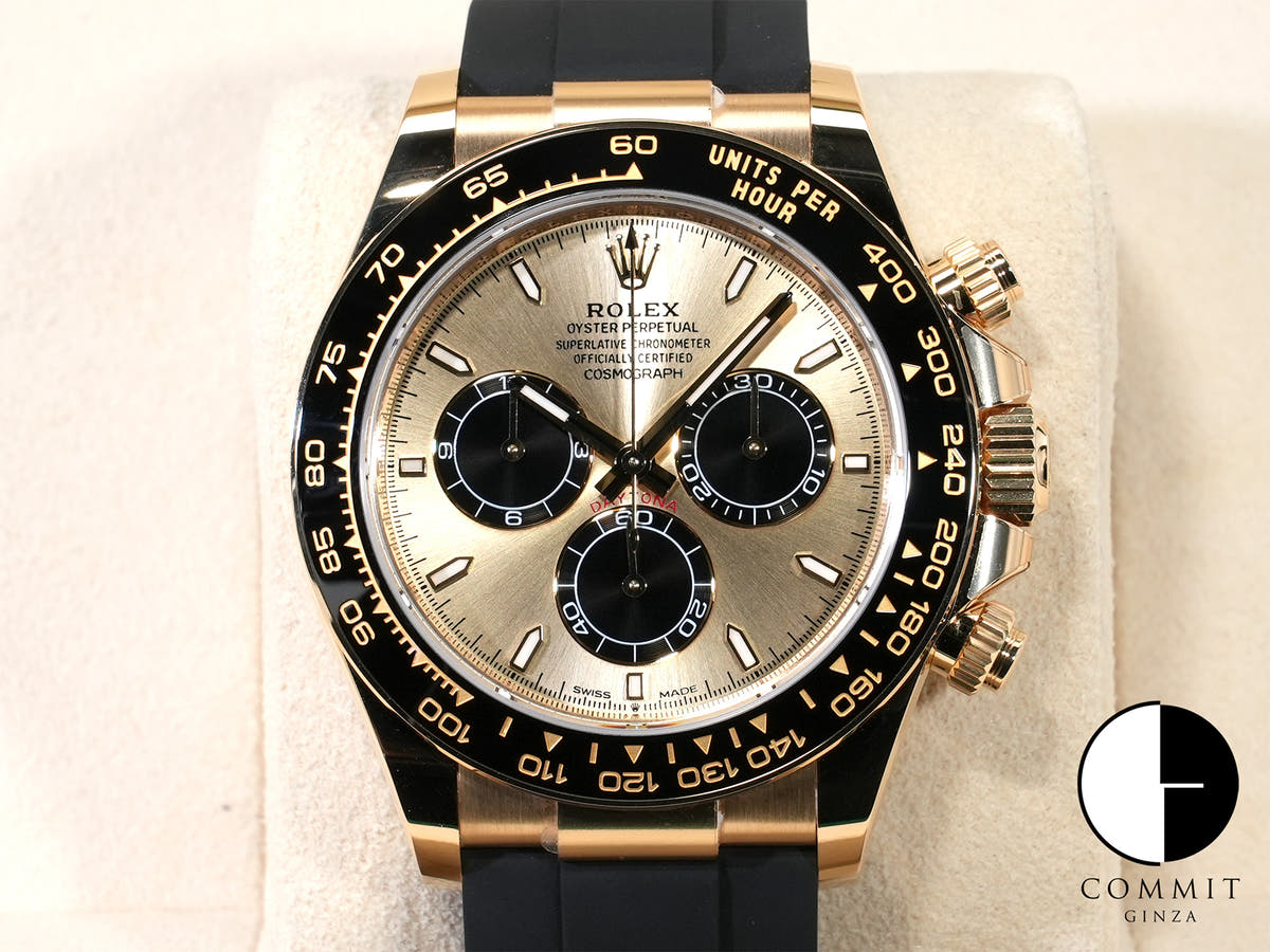 ロレックス デイトナ Ref.126518LN イエローゴールド ゴールデンxブライトブラック文字盤 未使用 teod5gcd