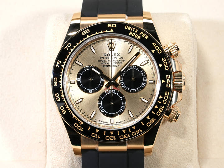 ロレックス デイトナ Ref.126518LN イエローゴールド ゴールデンxブライトブラック文字盤 未使用 teod5gcd