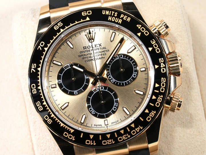 ロレックス デイトナ Ref.126518LN イエローゴールド ゴールデンxブライトブラック文字盤 未使用 teod5gcd