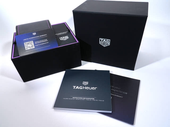 TAG Heuer Monaco Chronograph Ref. CBL218E.FT6312 Titanium with Black DLC Coating, Black Dial, Excellent Condition (wca5iwgj)