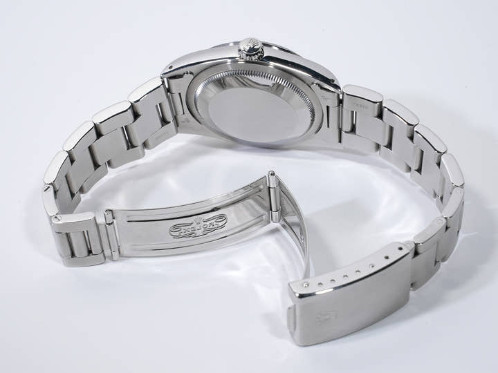 Pre-owned Rolex Explorer I Ref. 14270 Stainless Steel Black Dial Oyster Bracelet hvrwyk6t