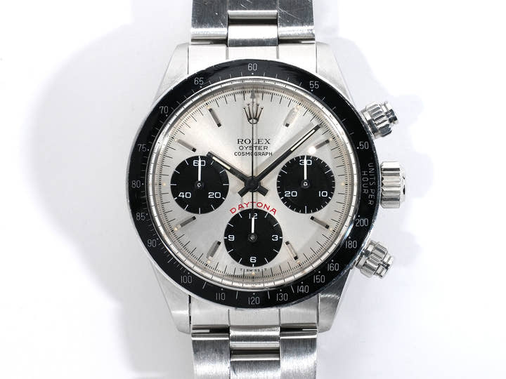 Pre-owned Rolex Daytona Ref. 6263 Stainless Steel Silver Dial xpr9vzqj