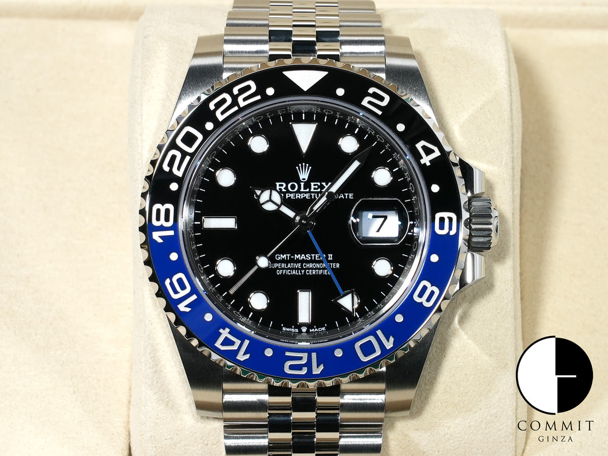 Rolex GMT-Master II Ref. 126710BLNR Stainless Steel Black Dial Jubilee Bracelet Unused peu44jip