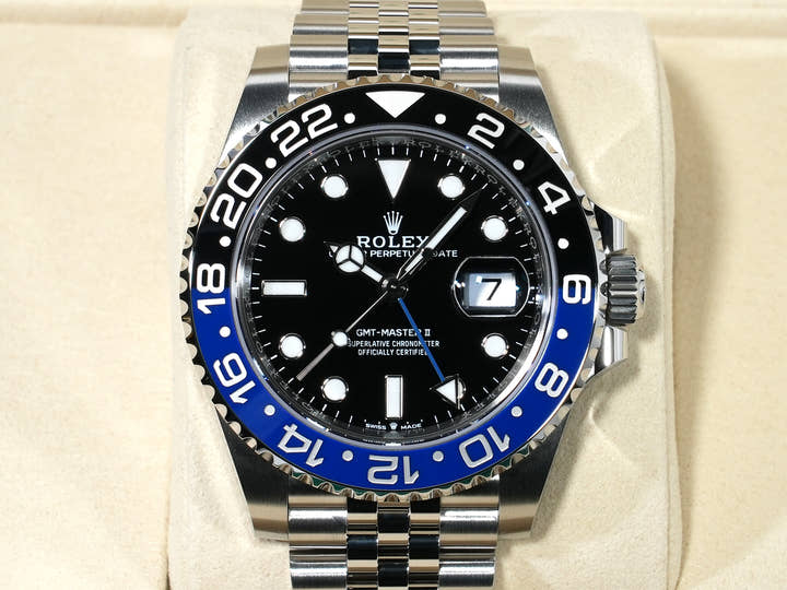 Rolex GMT-Master II Ref. 126710BLNR Stainless Steel Black Dial Jubilee Bracelet Unused peu44jip