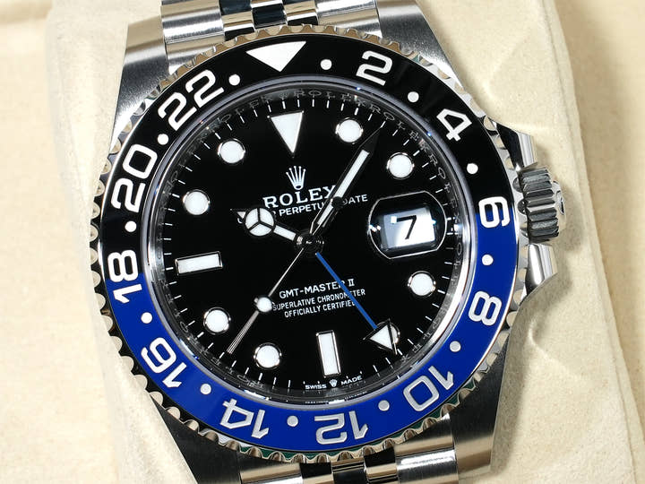 Rolex GMT-Master II Ref. 126710BLNR Stainless Steel Black Dial Jubilee Bracelet Unused peu44jip