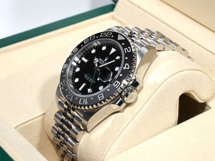 ロレックス GMTマスターII Ref.126710GRNR ステンレススチール ブラック文字盤 ジュビリーブレスレット 未使用 o6kspace