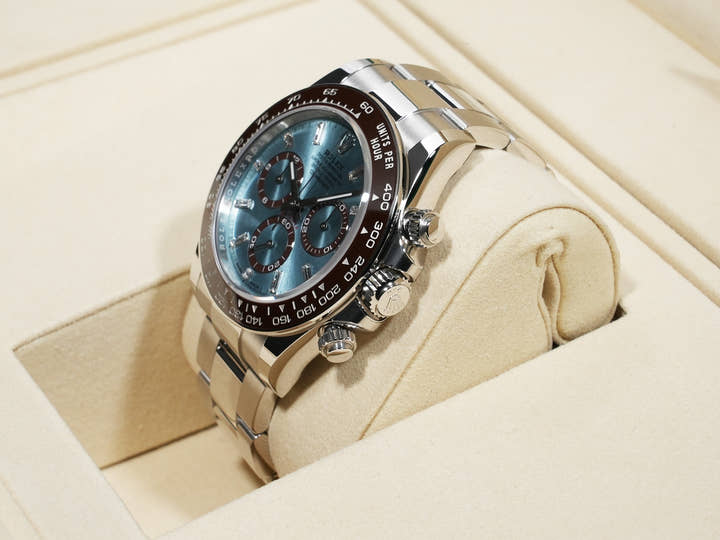 Rolex Daytona Ref. 126506A Platinum Ice Blue with 11 Diamond Dial, Unused, 56whytpt