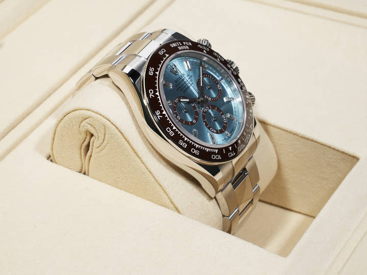 Rolex Daytona Ref. 126506A Platinum Ice Blue with 11 Diamond Dial, Unused, 56whytpt