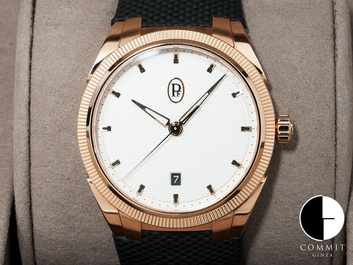 Parmigiani Fleurier Tonda PF Sport Automatic Ref. PFC930-2020001-400182 Rose Gold with Silver Dial, Excellent Condition (yzwign8k)