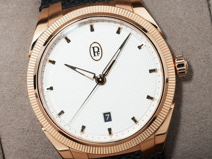 Parmigiani Fleurier Tonda PF Sport Automatic Ref. PFC930-2020001-400182 Rose Gold with Silver Dial, Excellent Condition (yzwign8k)