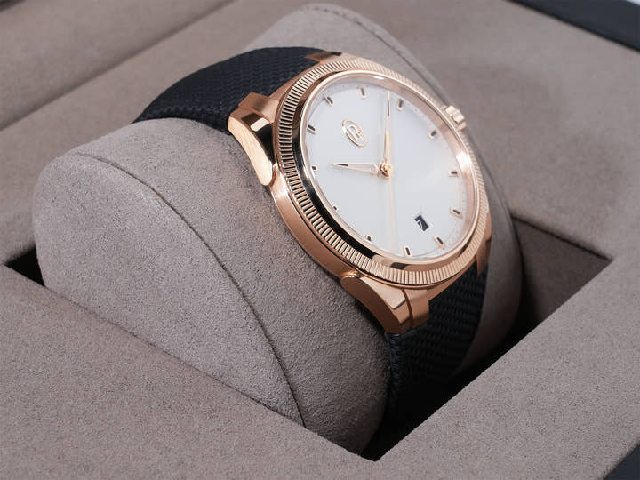 Parmigiani Fleurier Tonda PF Sport Automatic Ref. PFC930-2020001-400182 Rose Gold with Silver Dial, Excellent Condition (yzwign8k)
