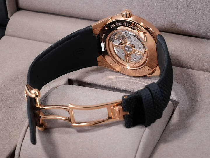 Parmigiani Fleurier Tonda PF Sport Automatic Ref. PFC930-2020001-400182 Rose Gold with Silver Dial, Excellent Condition (yzwign8k)