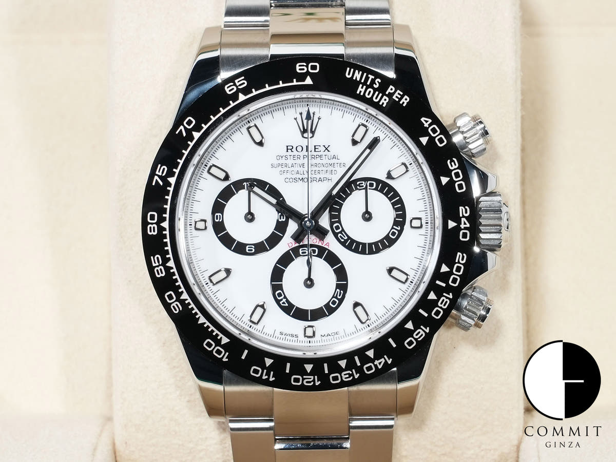 ロレックス デイトナ Ref.116500LN ステンレススチール ホワイト文字盤 美中古 6n5qfc9e