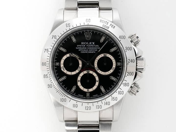 Pre-owned Rolex Daytona El Primero Ref. 16520 Stainless Steel Black Dial shvrbe7s