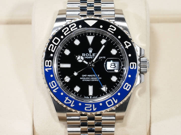 ロレックス GMTマスターII Ref.126710BLNR ステンレススチール ブラック文字盤 ジュビリーブレスレット 極美品 j3uk3ygc