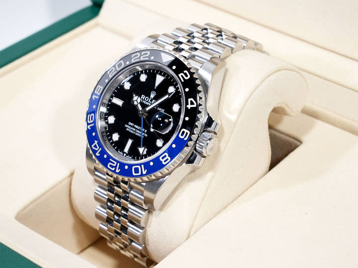 ロレックス GMTマスターII Ref.126710BLNR ステンレススチール ブラック文字盤 ジュビリーブレスレット 極美品 j3uk3ygc
