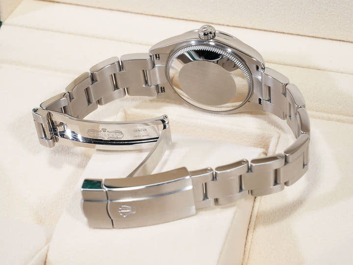 ロレックス オイスターパーペチュアル31 Ref.277200 ステンレススチール グリーン文字盤 中古 nvb4sa2p