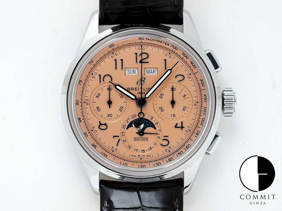 ブライトリング プレミエ ダトラ42 Ref.AB2510201K1P1 ステンレススチール カッパー文字盤 美品 tktqgx2d