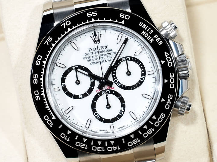 ロレックス デイトナ Ref.126500LN ステンレススチール ホワイト文字盤 未使用 78q4wywk