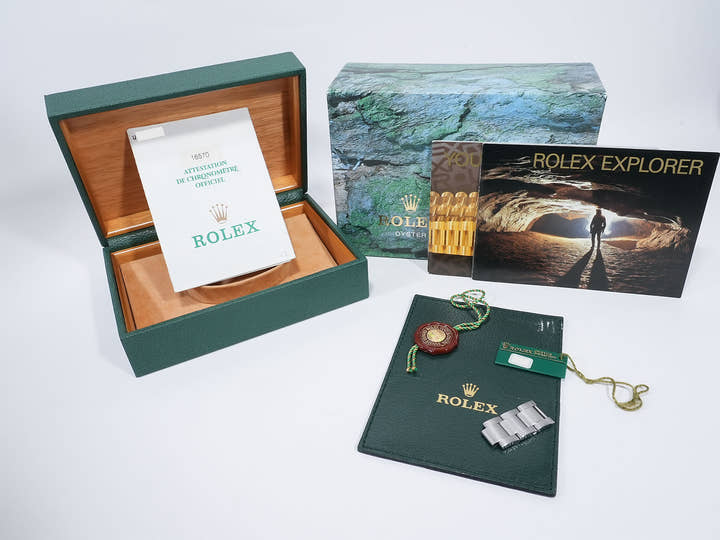 ロレックス エクスプローラーII Ref.16570 ステンレススチール ホワイト文字盤 オイスターブレスレット 中古 qka9vzyy