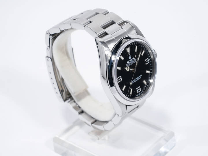 ロレックス エクスプローラーI Ref.14270 ステンレススチール ブラック文字盤 オイスターブレスレット 美中古 yhn5jyft