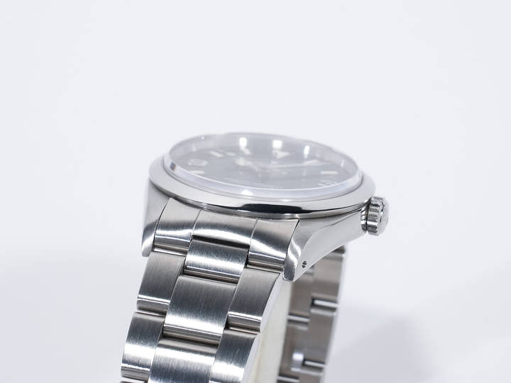 ロレックス エクスプローラーI Ref.14270 ステンレススチール ブラック文字盤 オイスターブレスレット 美中古 yhn5jyft