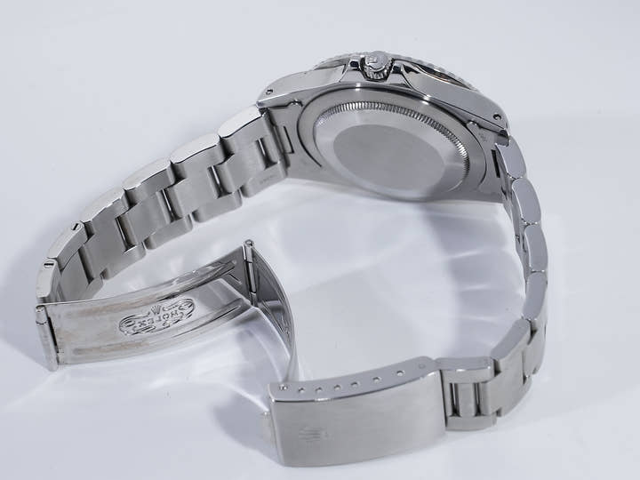 ロレックス GMTマスター Ref.16750 ステンレススチール ブラック文字盤 オイスターブレスレット 中古 fyakrdte