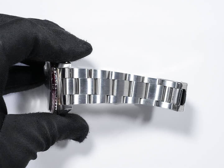 ロレックス GMTマスター Ref.16750 ステンレススチール ブラック文字盤 オイスターブレスレット 中古 fyakrdte