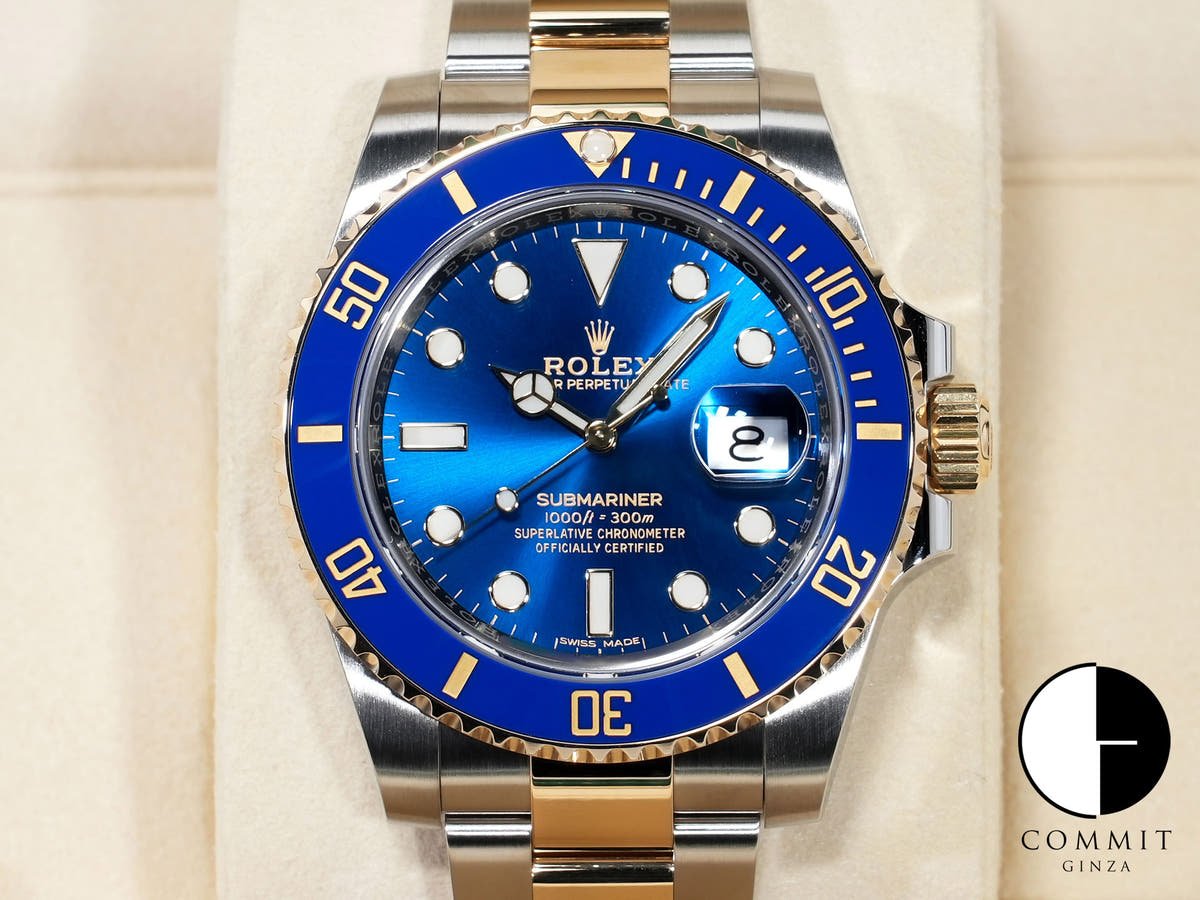 ロレックス サブマリーナー デイト Ref.116613LB ステンレススチール/イエローゴールド ブルー文字盤 美品 9xg5uxd8