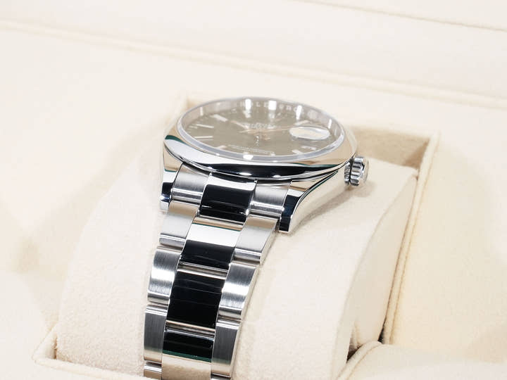 ロレックス デイトジャスト36 Ref.126200 ステンレススチール グリーンパーム文字盤 オイスターブレスレット 美品 x9kkpchw