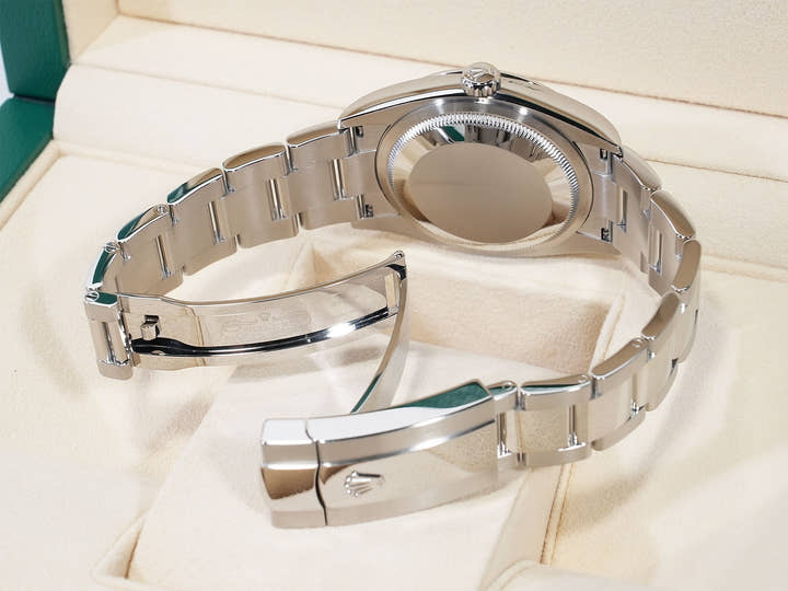 ロレックス デイトジャスト36 Ref.126200 ステンレススチール グリーンパーム文字盤 オイスターブレスレット 美品 x9kkpchw