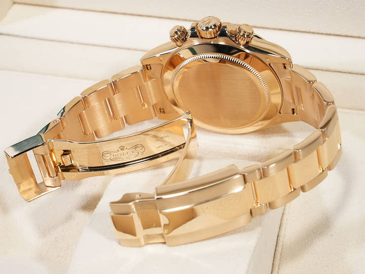 ロレックス デイトナ Ref.116508 イエローゴールド グリーン文字盤 美品 zrx822db