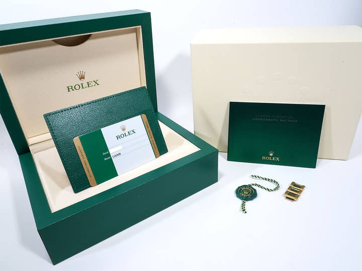 ロレックス デイトナ Ref.116508 イエローゴールド グリーン文字盤 美品 zrx822db