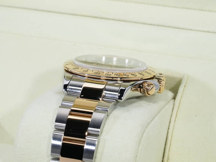 ロレックス デイトナ Ref.116523 ステンレススチール/イエローゴールド ブラック文字盤 美品 3w69pdic